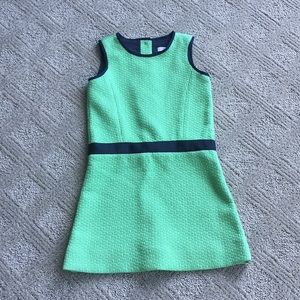 Green and navy girls brooks brothers dress